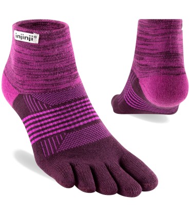 Injinji Women's Trail Midweight Mini-Crew Violet