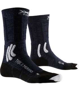 X-Socks Trek Merino Crew wandelsokken blauw
