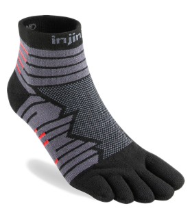 Injinji Ultra Run Mini-Crew Zwart