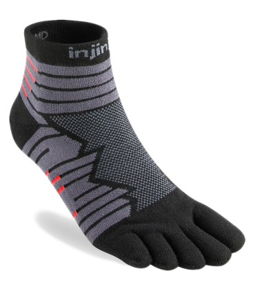 Injinji Ultra Run Mini-Crew Zwart