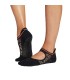 ToeSox Bellarina No-Show Grip teensokken zwart