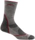 Darn Tough Lightweight Merino Micro Crew Grijze Wandelsokken