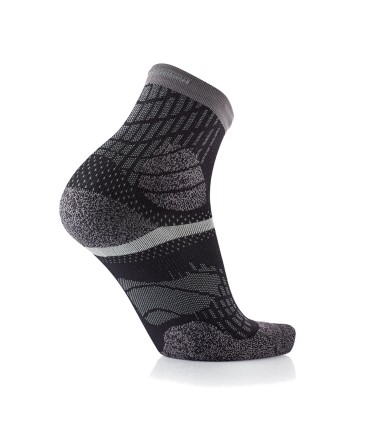 SIDAS Trail Protect Zwart/Grijze enkel sokken