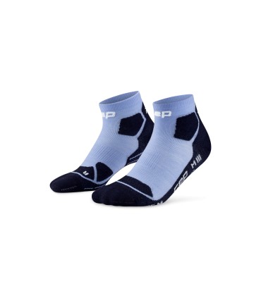 CEP Hiking Light Cushion Low-Cut Compressie Lichtblauw