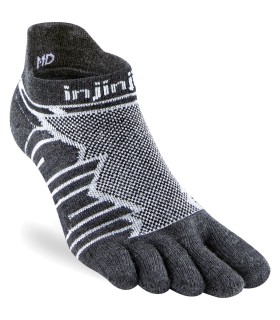 Injinji Ultra Run Lightweight No-Show Merino Wol