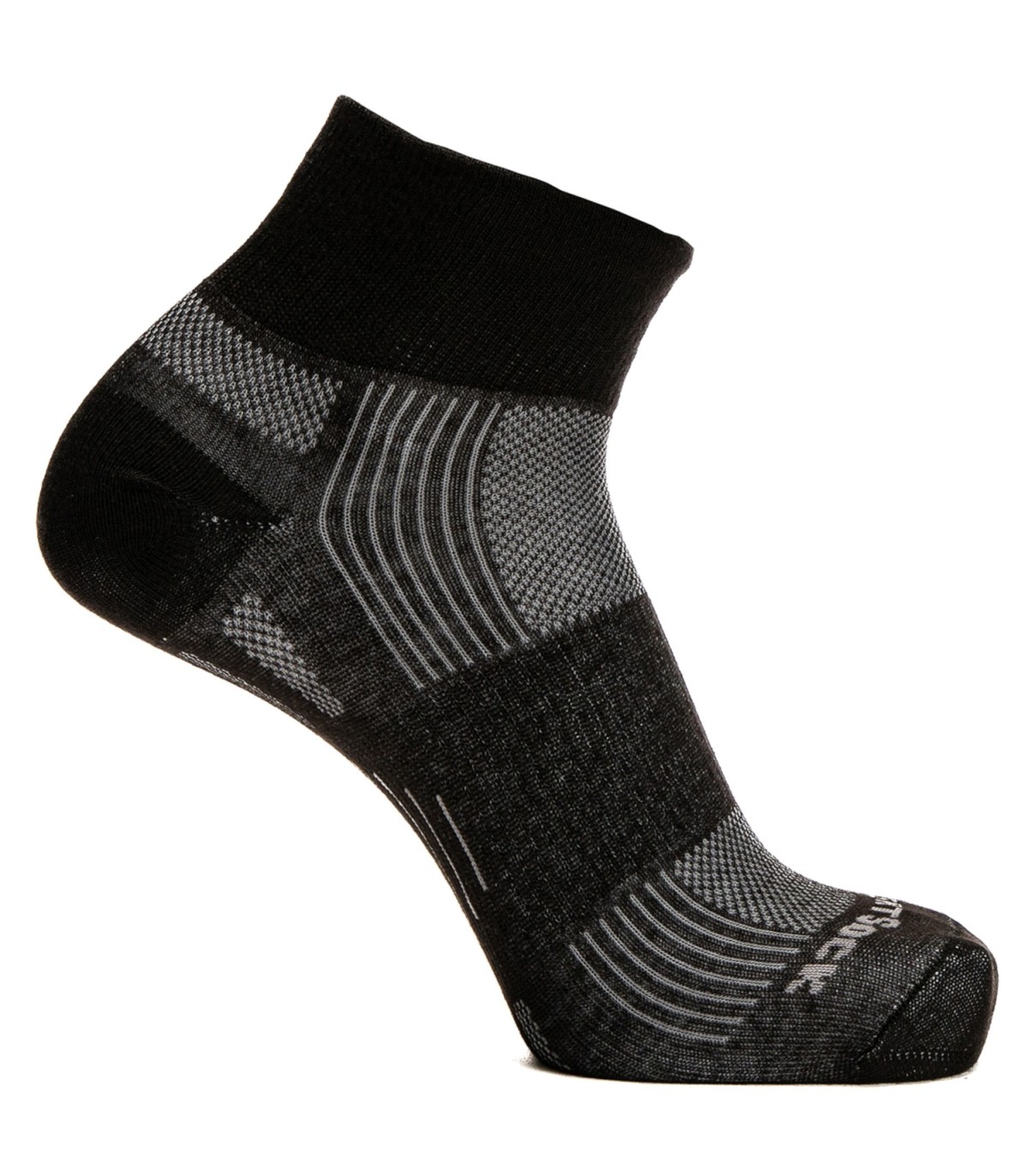 Wrightsock Eco Explore Quarter Zwart