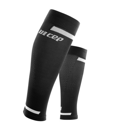 CEP Run Compressie Calf Sleeves Voorzijde Zwart 