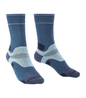 Bridgedale Hike Midweight Merino Crew Wandelsokken Blauw