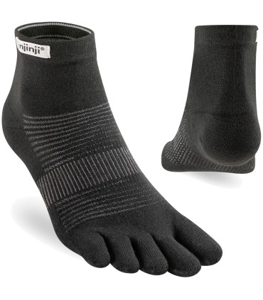 Injinji Run Original Weight Mini-Crew Zwart